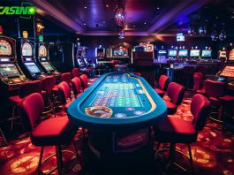 A picture of a casino.